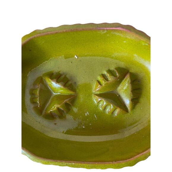 Mid Century Modern Charmouth 60's Ash Tray Trinket Dish 6"L x 4"W - Picture 11 of 12